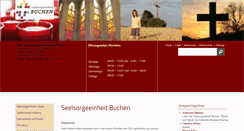 Desktop Screenshot of kath-buchen.de