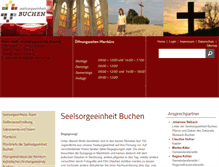 Tablet Screenshot of kath-buchen.de